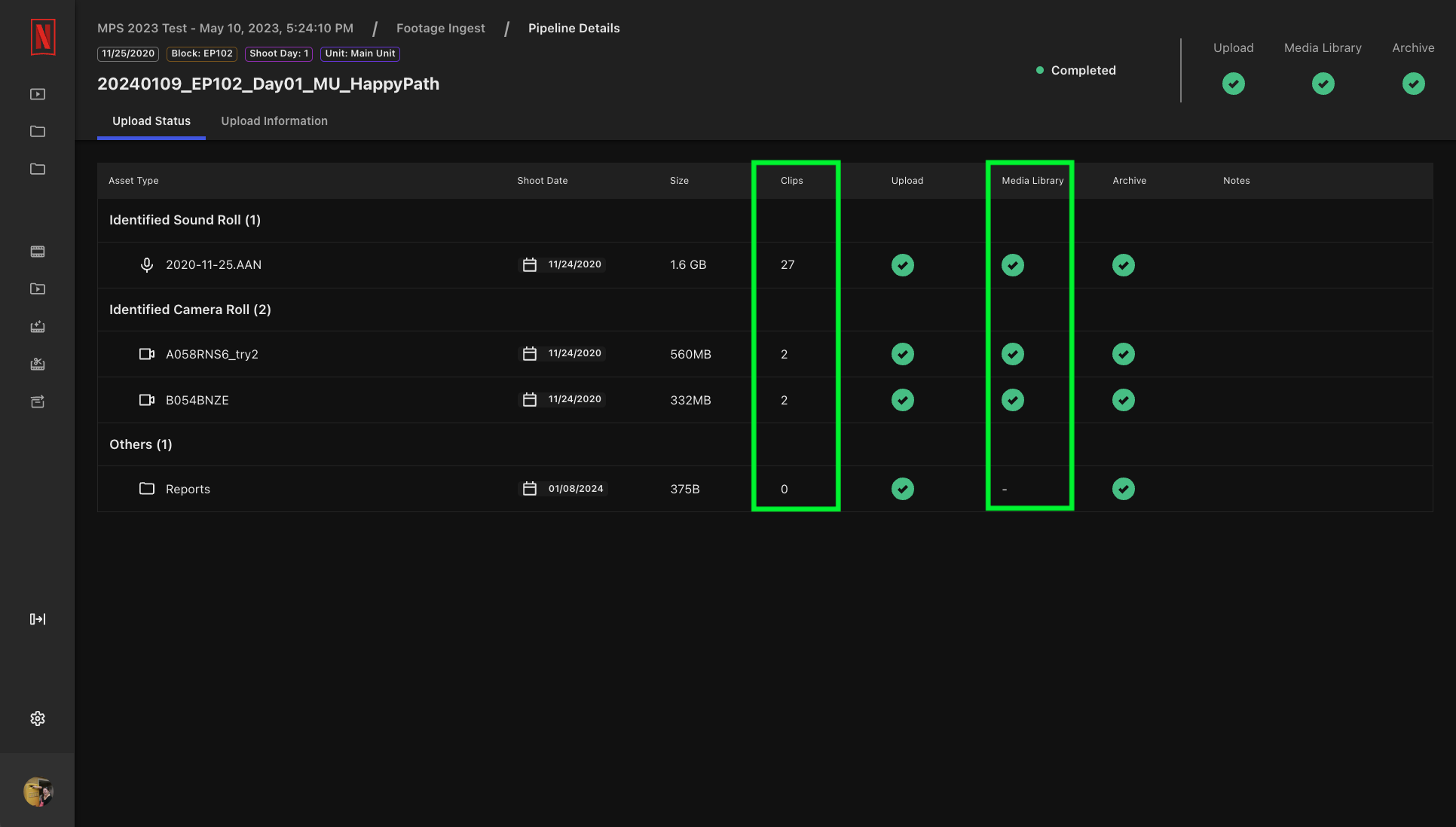 Submission Details Page Media Library and Number of Clips.png